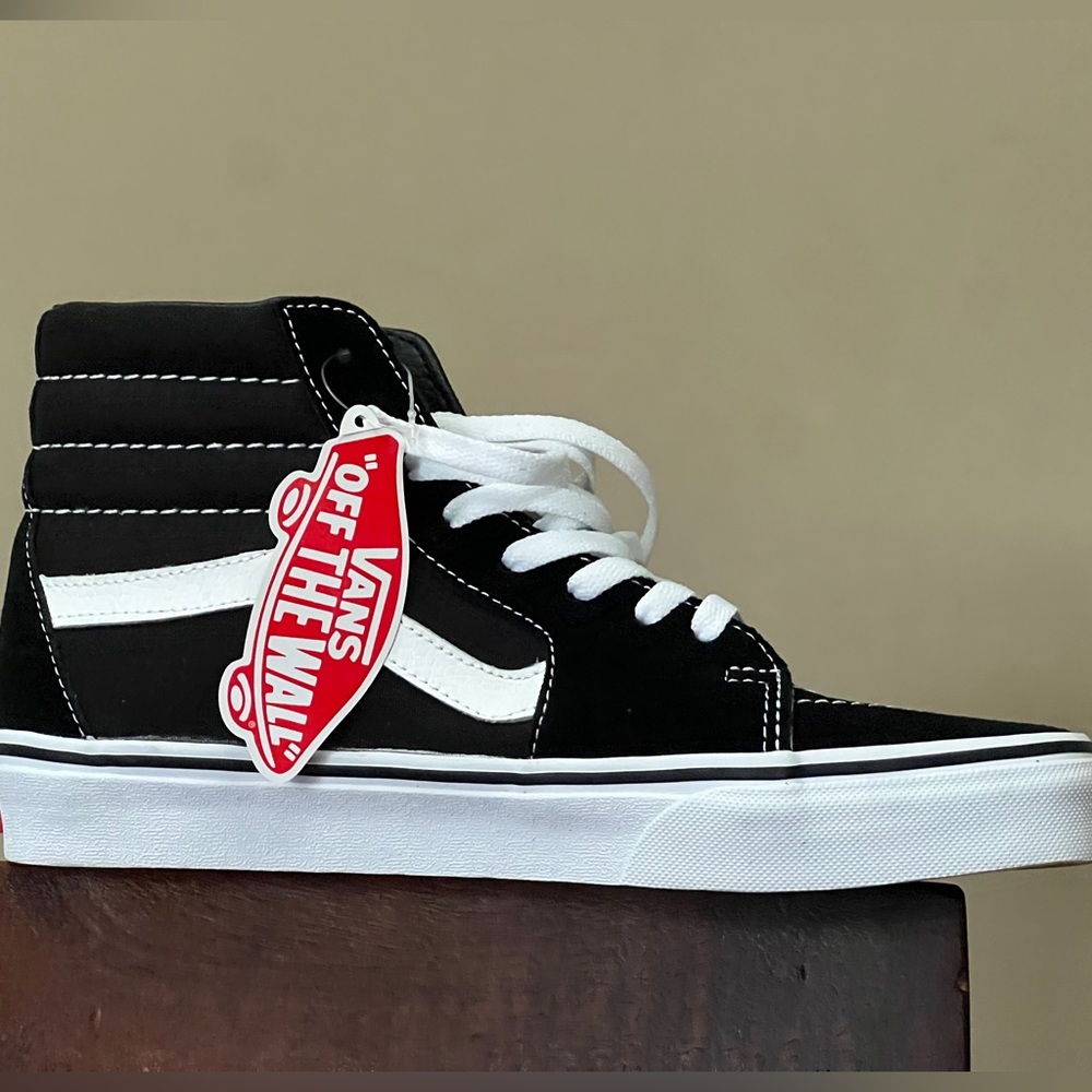 Vans SK8-HI High Top Black Skate Shoe